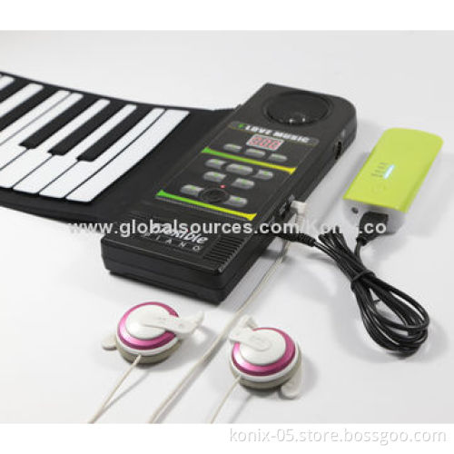 Kid's piano with silicone keyboard of musical toys
